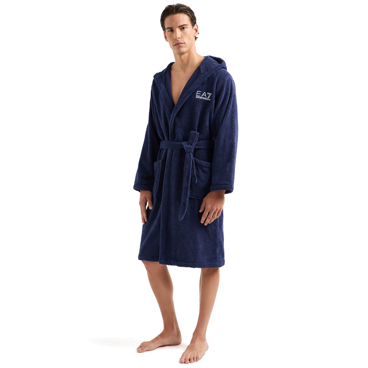 Halat de baie EA7 EMPORIO ARMANI BATHROBE ACTIVE/Albastru photo 3