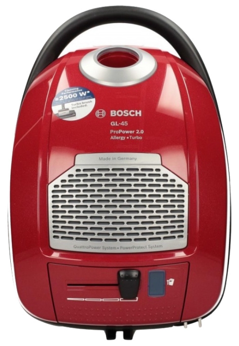Aspirator cu sac Bosch BGB45335 / 800W / Negru cu rosu photo 1 Aspirator cu sac Bosch BGB45335 / 800W / Negru cu rosu photo 1