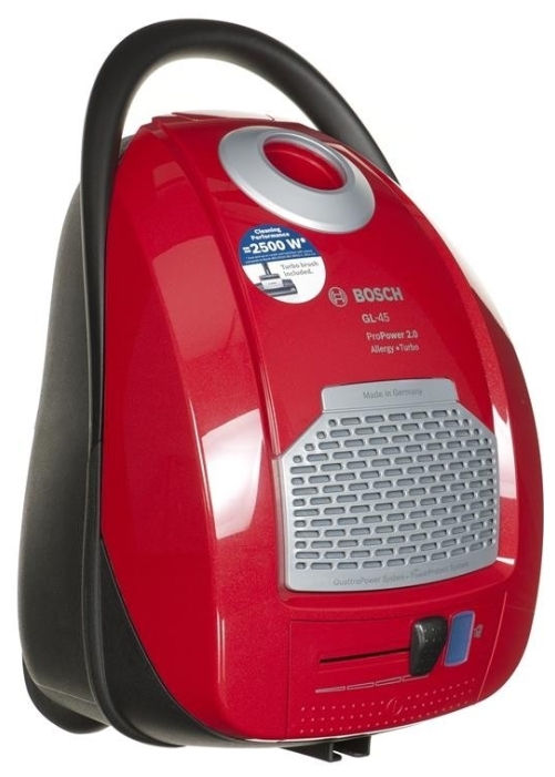 Aspirator cu sac Bosch BGB45335 / 800W / Negru cu rosu photo 4