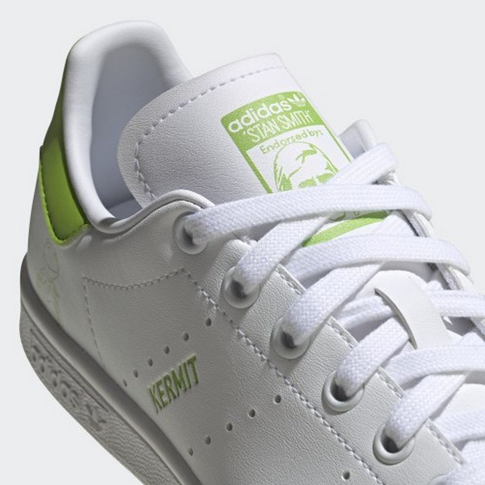 Кроссовки Adidas STAN SMITH J / Мужской / 35.5 / Белый/Зеленый photo 2