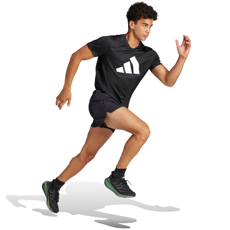 Tricou bărbătesc Adidas RUN IT TEE XS Negru photo 3