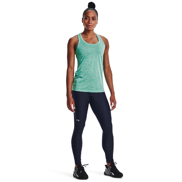 Maiou Under Armour Tech Tank - Twist / Femei / L / Verde photo 5