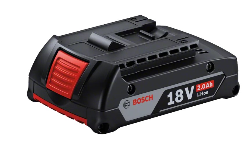 Аккумулятор для электроинструмента Bosch GBA 18 V 2.0Ah, 1600Z00036 Пластик с металлом  photo 1