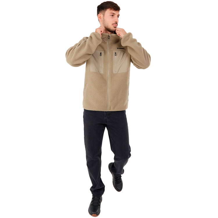 Мужская Толстовка Fundango Haven Hybrid Jacket S Бежевый photo 3