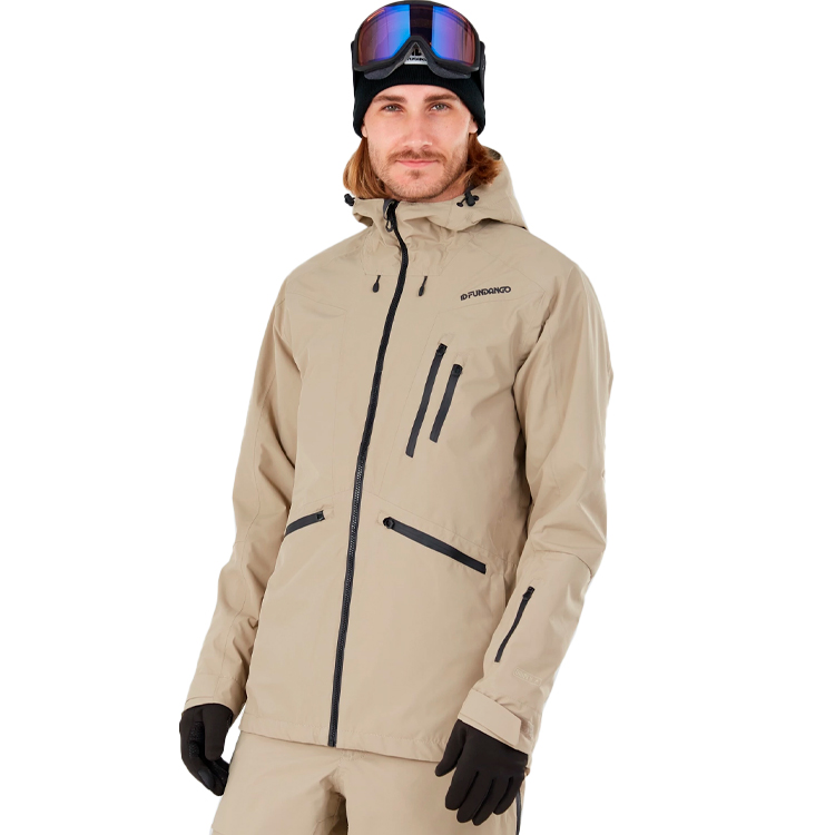 Geacă pt Barbati Fundango Rigel 3L Jacket S Bej photo 1 Geacă pt Barbati Fundango Rigel 3L Jacket S Bej photo 1