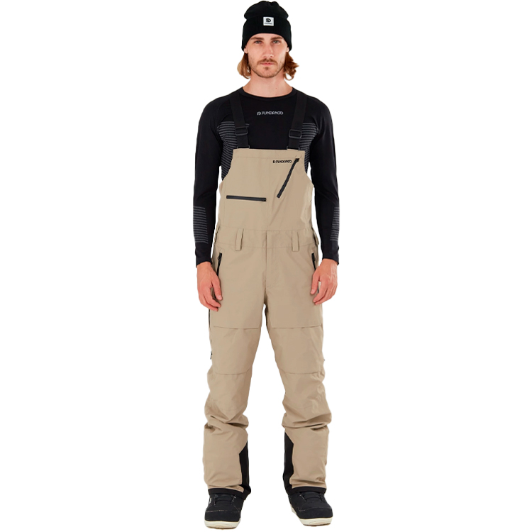 Брюки Fundango Benton 3L Bib Pants S Бежевый Мужской photo 1 Брюки Fundango Benton 3L Bib Pants S Бежевый Мужской photo 1