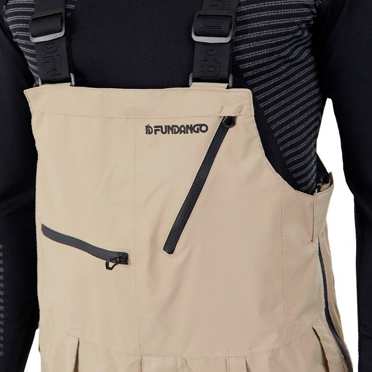 Брюки Fundango Benton 3L Bib Pants S Бежевый Мужской photo 5