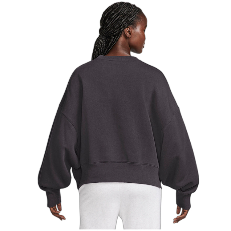 Jacheta Nike W NSW STYLE FLC CREW OOS XL Gri Femei photo 2