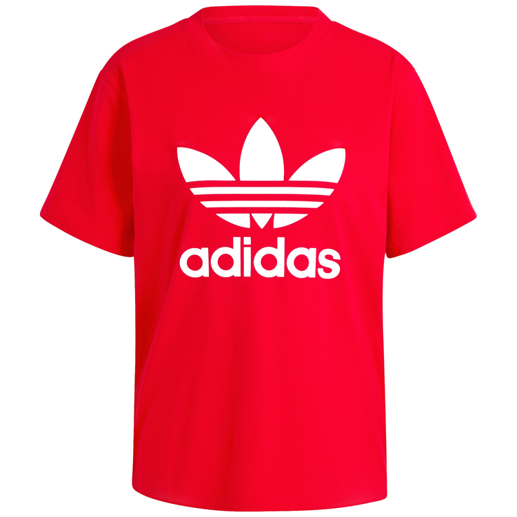 Tricou Adidas TREFOIL TEE XS Rosu Femei photo 1 Tricou Adidas TREFOIL TEE XS Rosu Femei photo 1