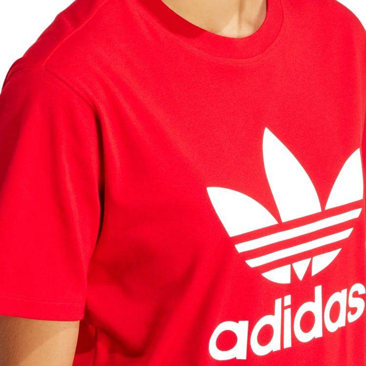 Tricou Adidas TREFOIL TEE XS Rosu Femei photo 5
