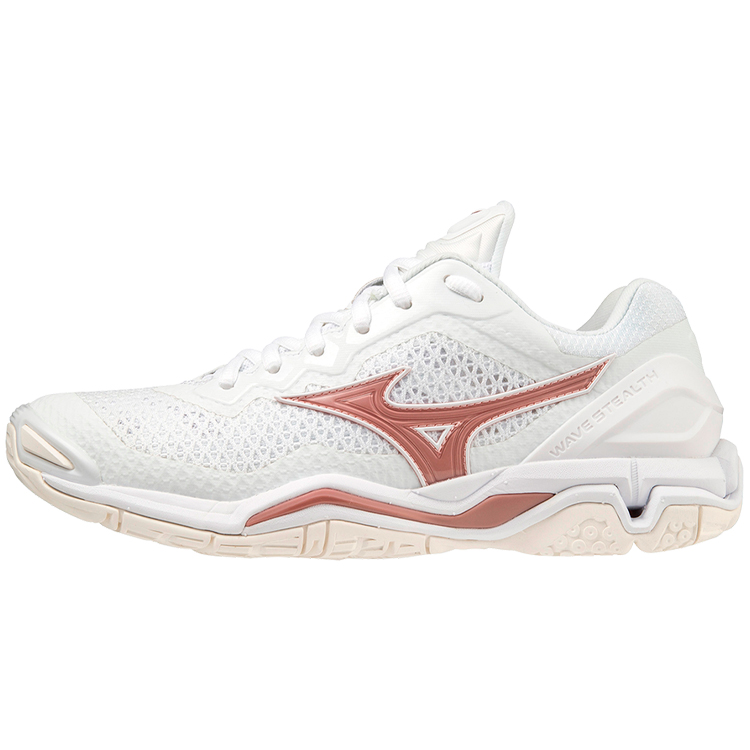 Кроссовки Mizuno WAVE STEALTH V / Женский / 37 / Белый/Розовый photo 1 Кроссовки Mizuno WAVE STEALTH V / Женский / 37 / Белый/Розовый photo 1