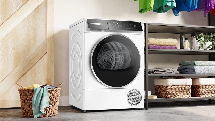 Masina de uscat rufe Bosch WQB245B0UA / 9 kg / A+++ / Alb photo 7
