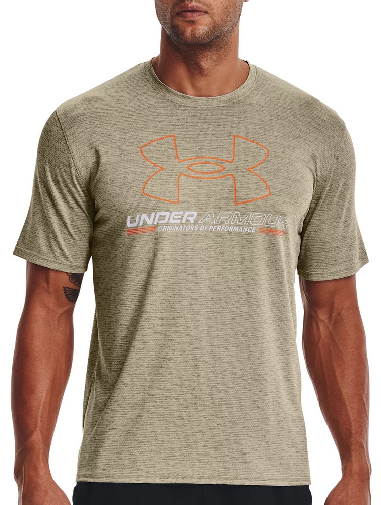 Футболка мужская Under Armour UA Training Vent Graphic SS LG Серый photo 3