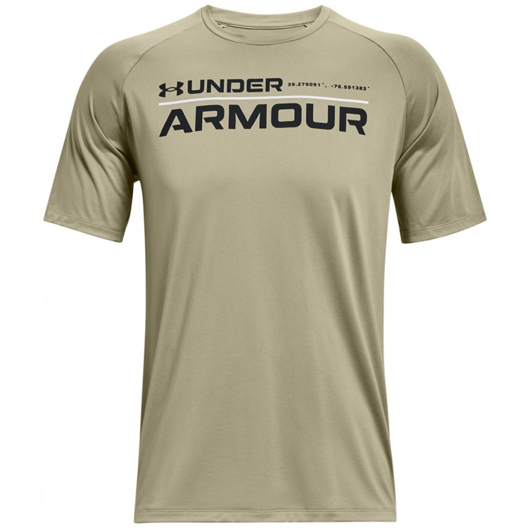 Tricou bărbătesc Under Armour UA TECH 2.0 WORDMARK SS LG Bej photo 1 Tricou bărbătesc Under Armour UA TECH 2.0 WORDMARK SS LG Bej photo 1