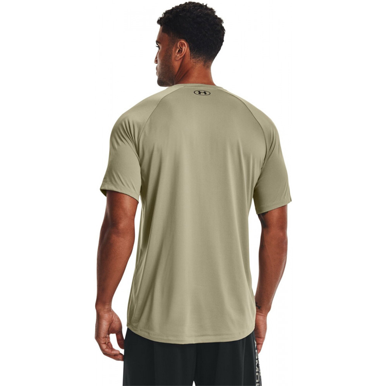 Tricou bărbătesc Under Armour UA TECH 2.0 WORDMARK  SS LG Bej photo 2