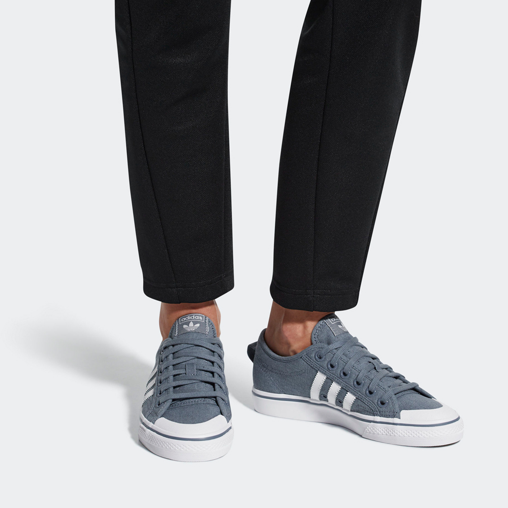 Кроссовки Adidas NIZZA W / Женский / 36.5 / Синий/Белый photo 4