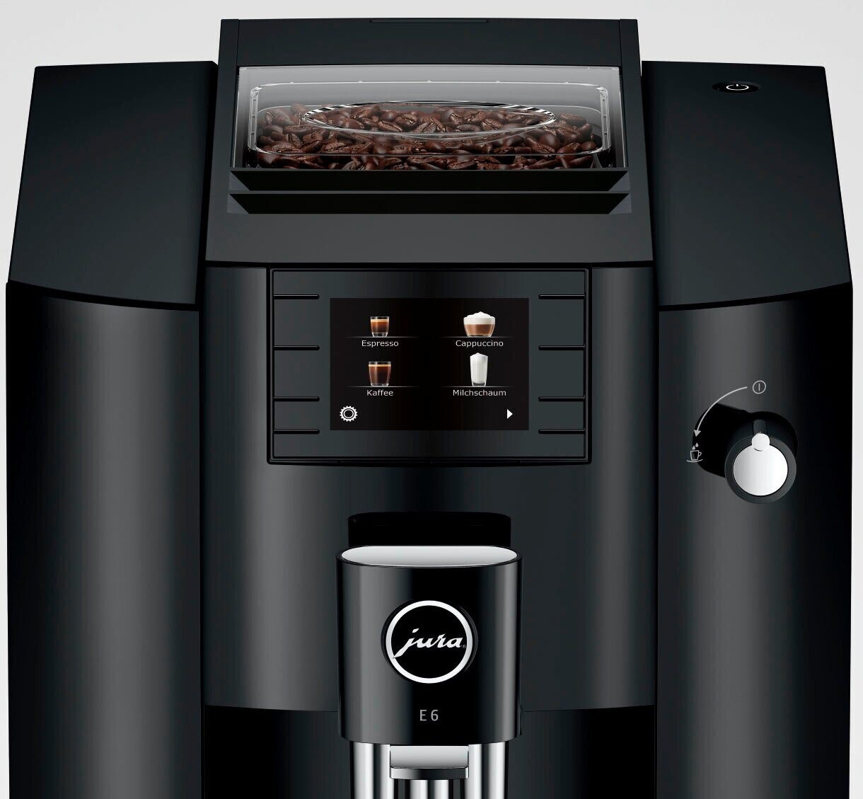 Aparat de cafea Espresso JURA E6 Piano Black, 15437 / 15 bar / Espresso photo 2