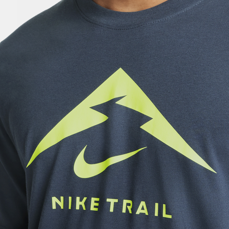 Tricou bărbătesc Nike M NK DF TEE TRAIL LOGO L Albastru photo 3