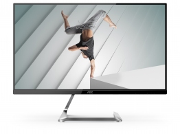 27.0" AOC IPS LED Q27T1 Porsche Design Black/Silver (5ms, 50M:1, 350cd, 2560 x 1440, 178°/178°, 2 x HDMI, DisplayPort, 75Hz, Audio Line-in/out) thumbnav 1