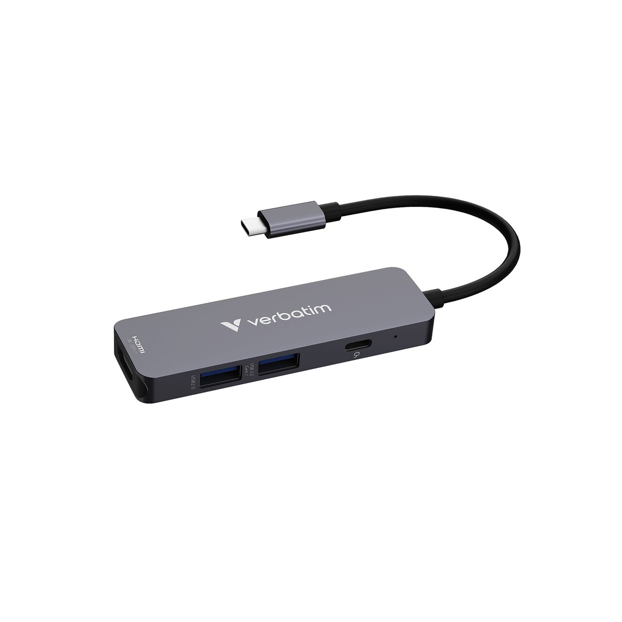 Adaptor Multiport USB-C Verbatim Essentials/ HDMI, USB-C PD, USB-A 3.2 Gen 1, USB-A photo 1