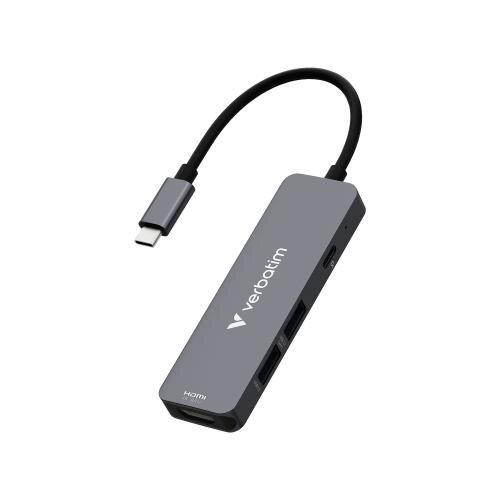 Adaptor Multiport USB-C Verbatim Essentials/ HDMI, USB-C PD, USB-A 3.2 Gen 1, USB-A photo 2