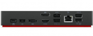 Lenovo Thinkpad USB-C Dock, 3xUSB 3.1, 2xUSB  2.0, 1xUSB-C, 2xDP, 1xRJ45, 1xHDMI, 1xAudio thumbnav 3