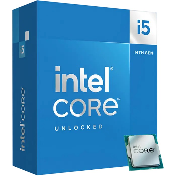 Intel® Core™ i5-14600K, S1700, 2.6-5.3GHz, 14C (6P+8Е) / 20T, 24MB L3 + 20MB L2 Cache, Intel® UHD Graphics 770, 10nm 125W, Unlocked, Retail (without cooler) photo 1
