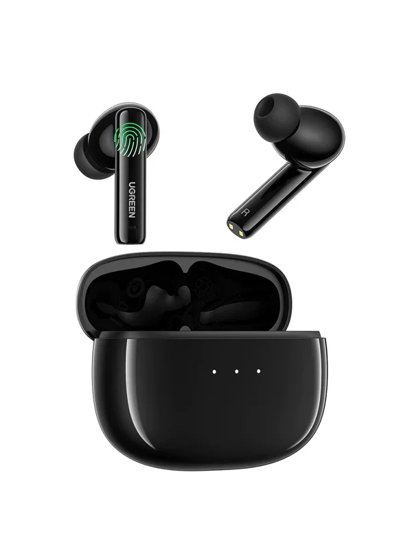 Casti UGREEN TWS HiTune T3 Active Noise-Cancelling, Black 