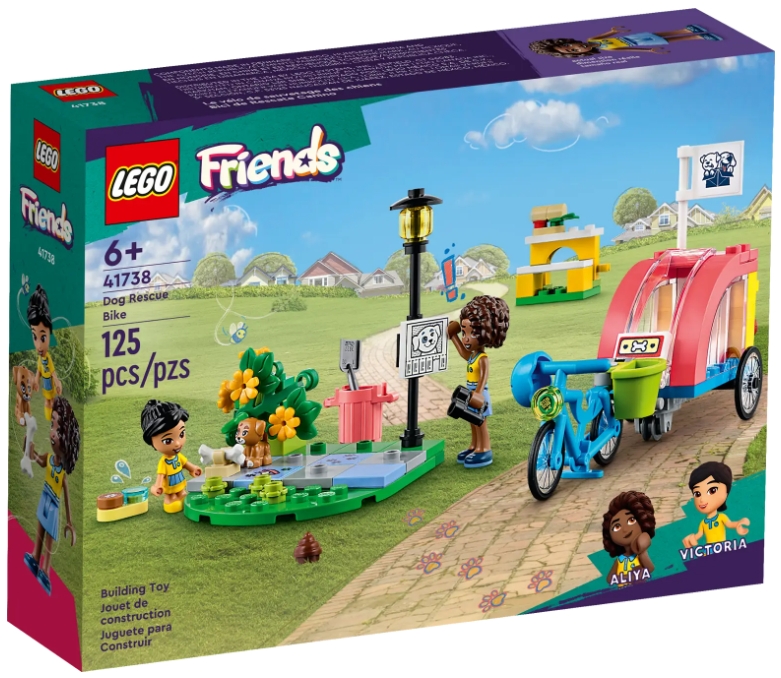 Constructor Lego Friends Dog Rescue Bike 41738 de la 6+ ani photo 1
