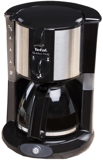 Кофеварка Tefal CM290838 / 1.25 л / Капельная / Молотый photo 1 Кофеварка Tefal CM290838 / 1.25 л / Капельная / Молотый photo 1