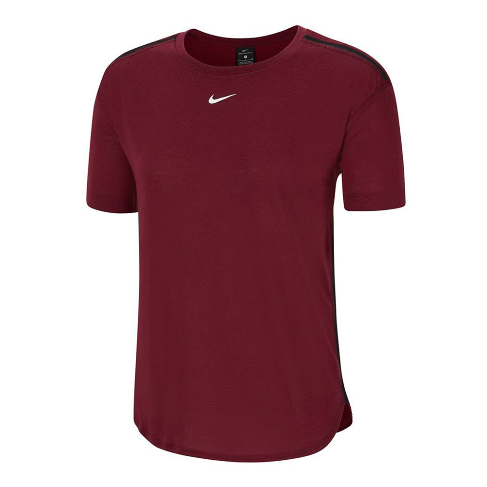 Tricou Nike W NP AEROADAPT SS TOP / Femei / L / Bordo photo 1