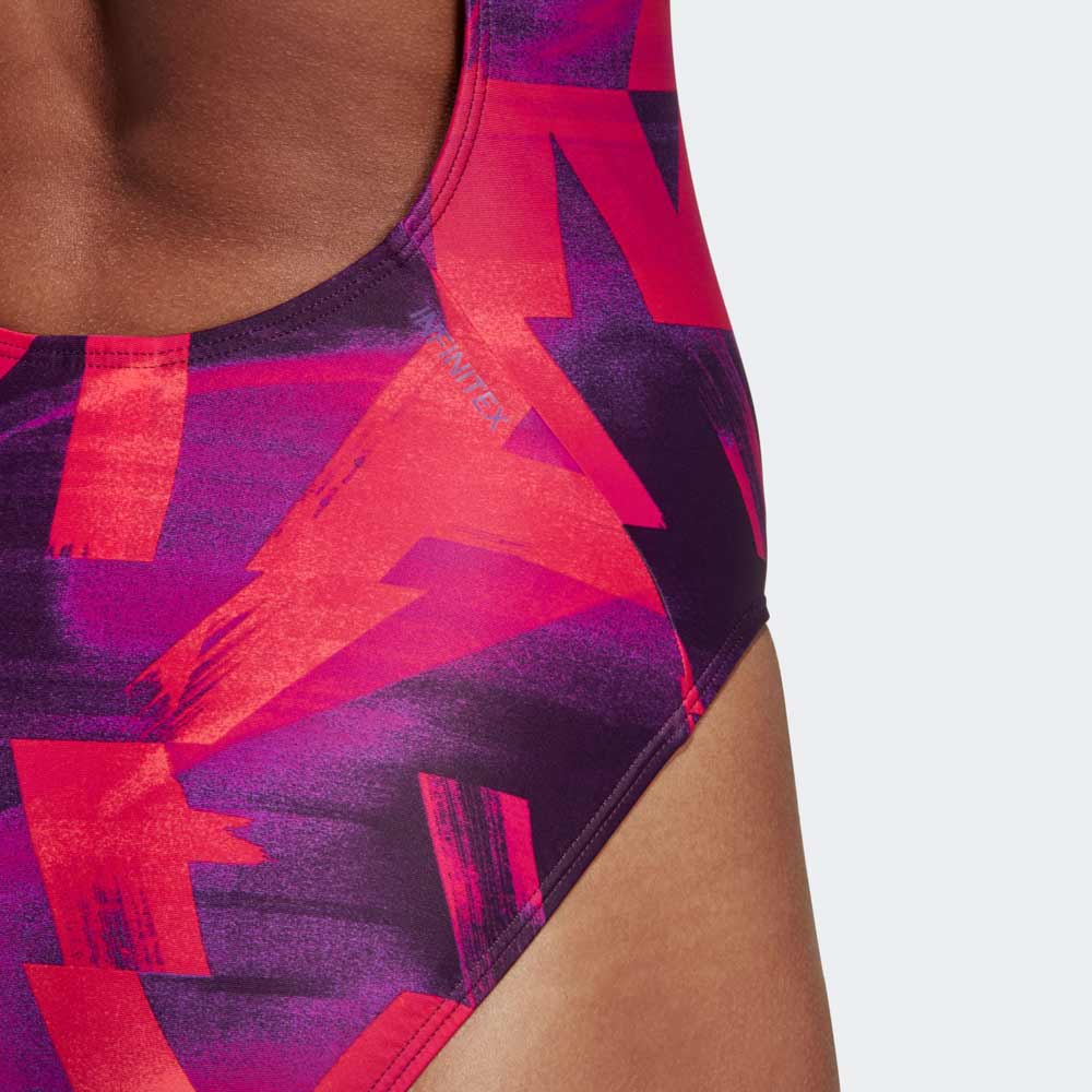 Costum p/u inot Adidas FIT SUIT AOP / Femei / 32 / Violet photo 2