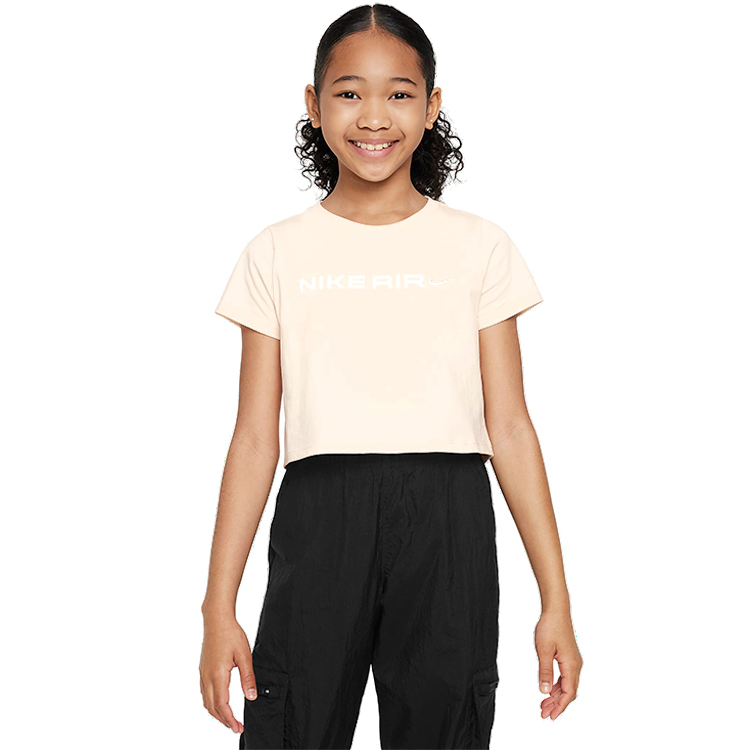 Tricou Nike G NSW TEE CROP AIR / Femei / XL / Bej photo 1 Tricou Nike G NSW TEE CROP AIR / Femei / XL / Bej photo 1