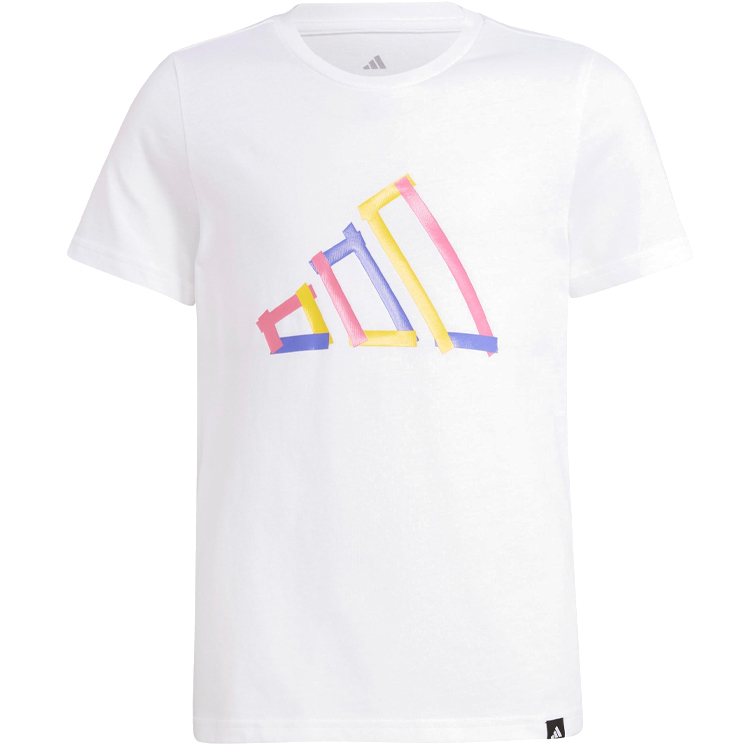 Tricou Adidas J T TEE / Femei / 128 / Alb photo 1 Tricou Adidas J T TEE / Femei / 128 / Alb photo 1