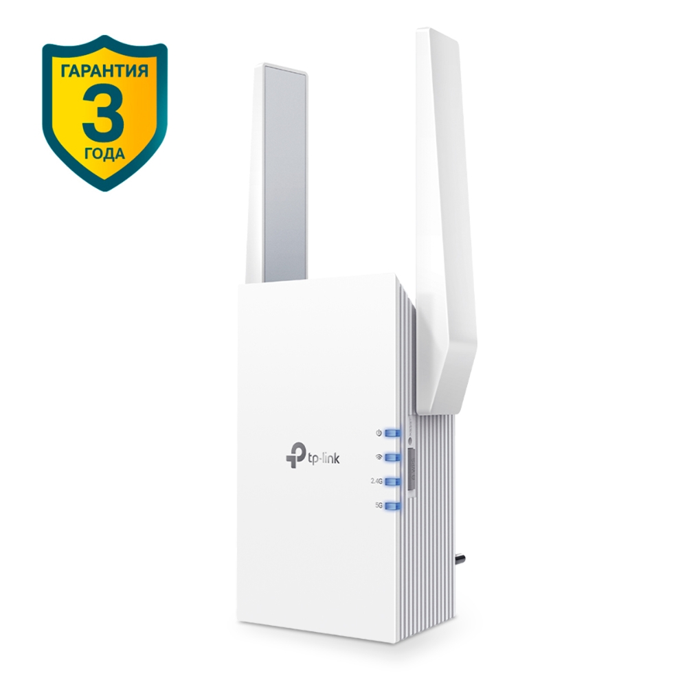 Усилитель сети TP-LINK RE705X / AC1800 Dual Band / Wi-Fi6 / 1 Gigabit Lan Port / 2 external antennas photo 1