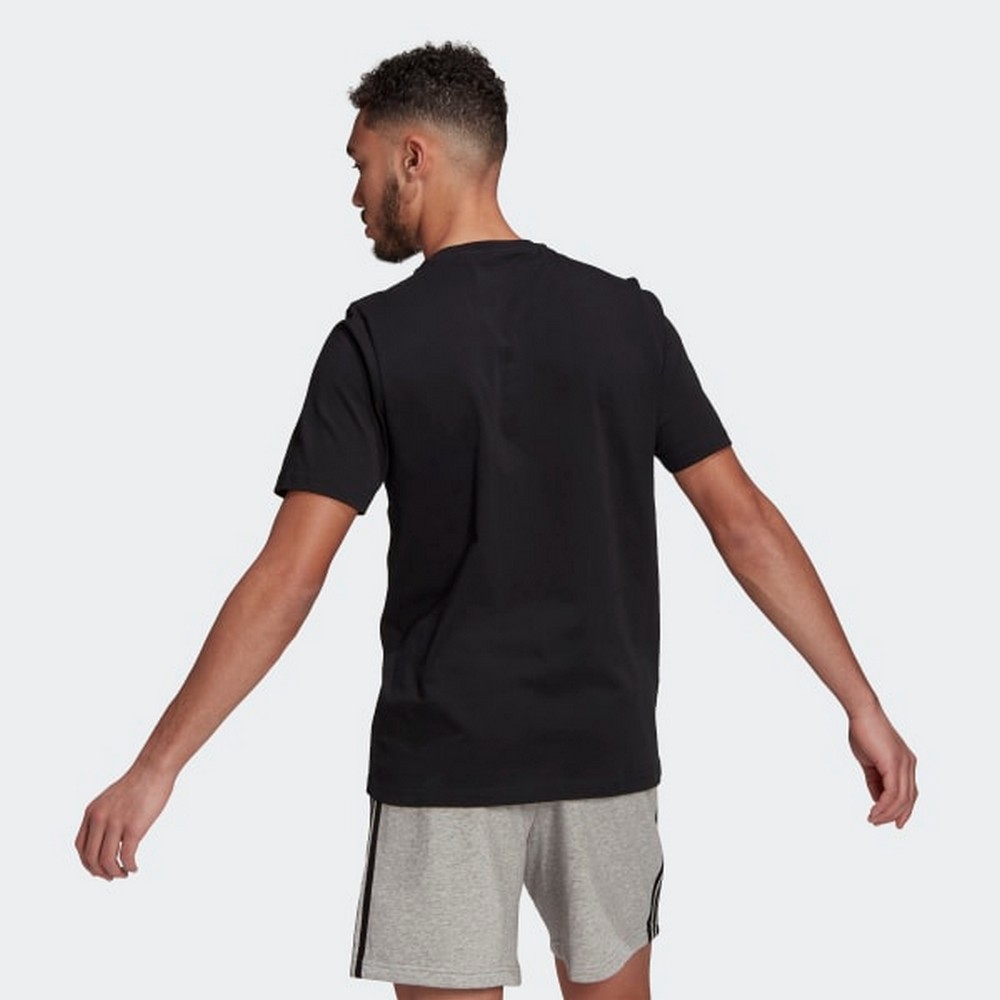 Tricou bărbătesc Adidas M SL SJ T S Negru photo 3