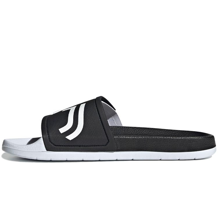 Slapi Adidas ADILETTE TND pt Barbati / 40.5 / Negru-alb photo 2