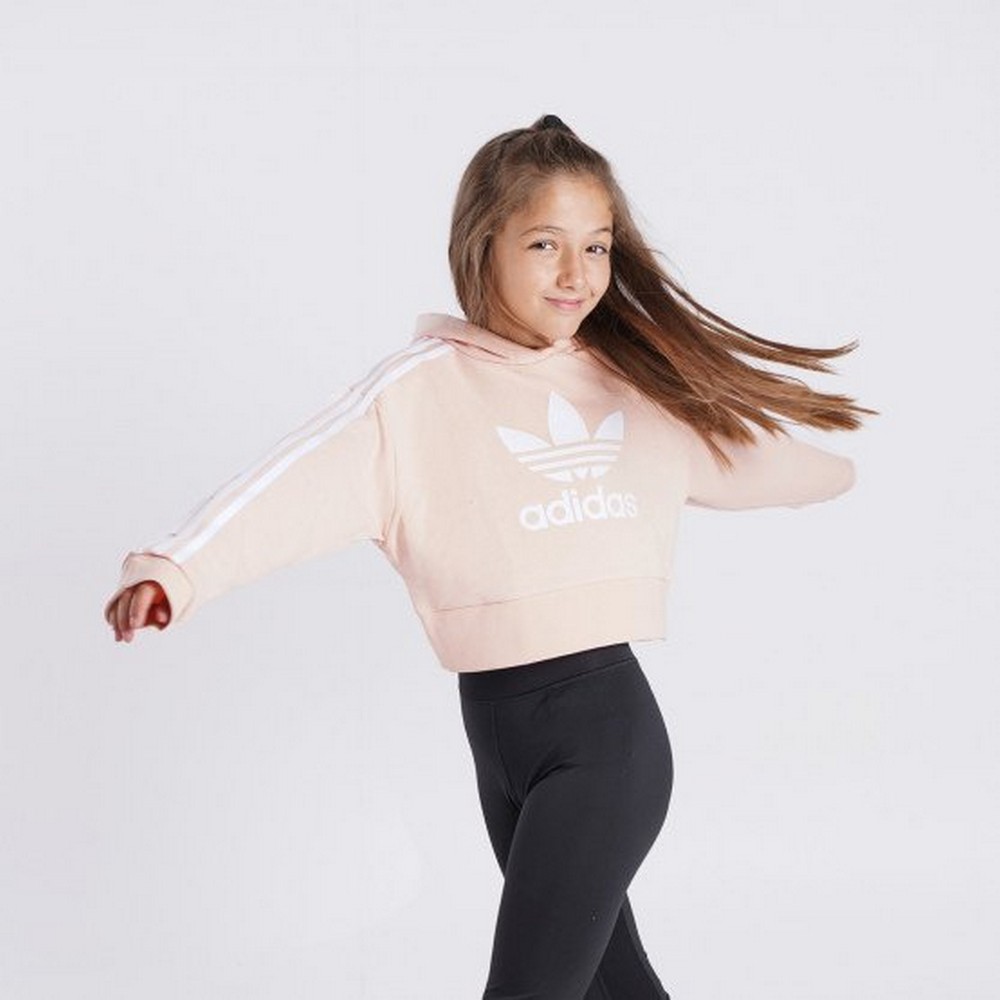 Hanorac Adidas Cropped Hoodie / Femei / 128 / Roz photo 2