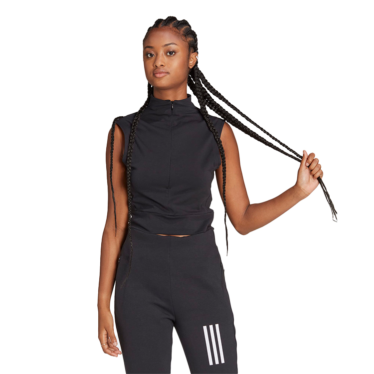 Майка Adidas W  MV SL CR T 2XS Черный Женский photo 3