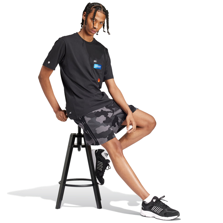 Tricou bărbătesc Adidas M REMOJI PKT T XS Negru photo 2