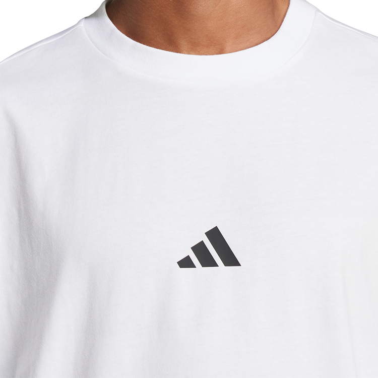 Футболка мужская Adidas M FI SL T S Белый photo 2