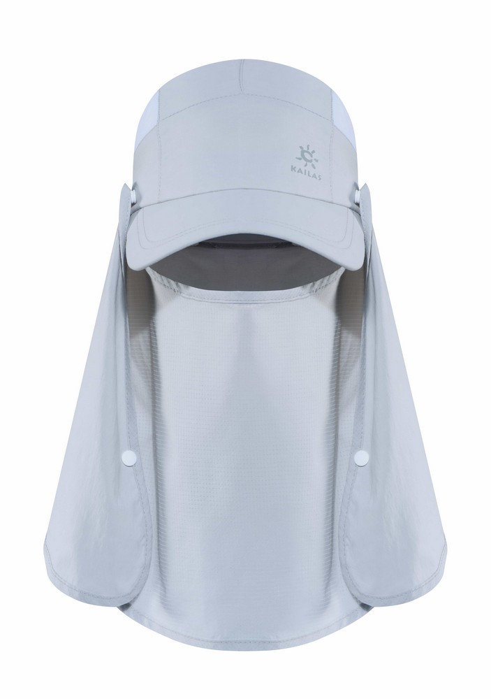 Chipiu Kailas NECK FLAP BASEBALL CAP One size Gri photo 2