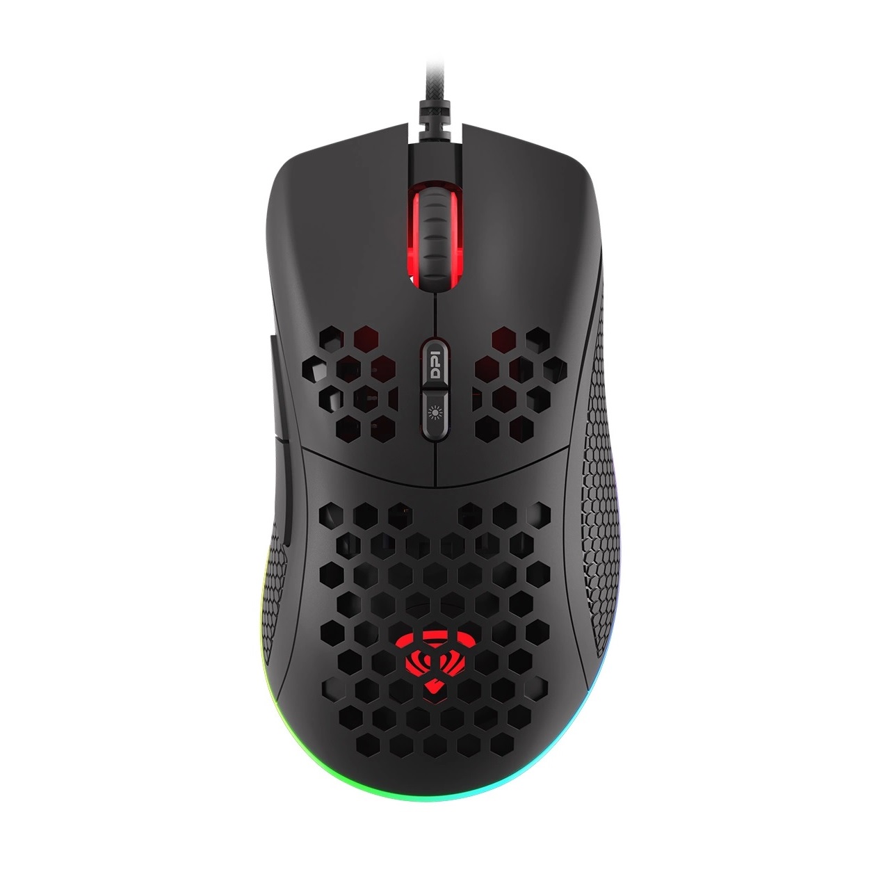 Genesis Mouse Krypton 555, 8000 DPI, RGB Illuminated, With Software, Black photo 1 Genesis Mouse Krypton 555, 8000 DPI, RGB Illuminated, With Software, Black photo 1