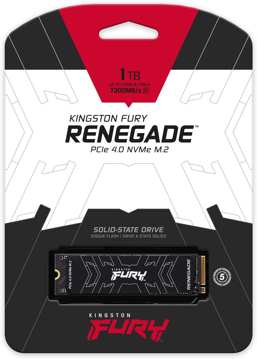 M.2 NVMe SSD Kingston Fury Renegade 1TB (SFYRS/1000G) photo 3