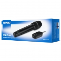 Microfon penru karaoke SVEN MK-740 / Wireless / Black thumbnav 8