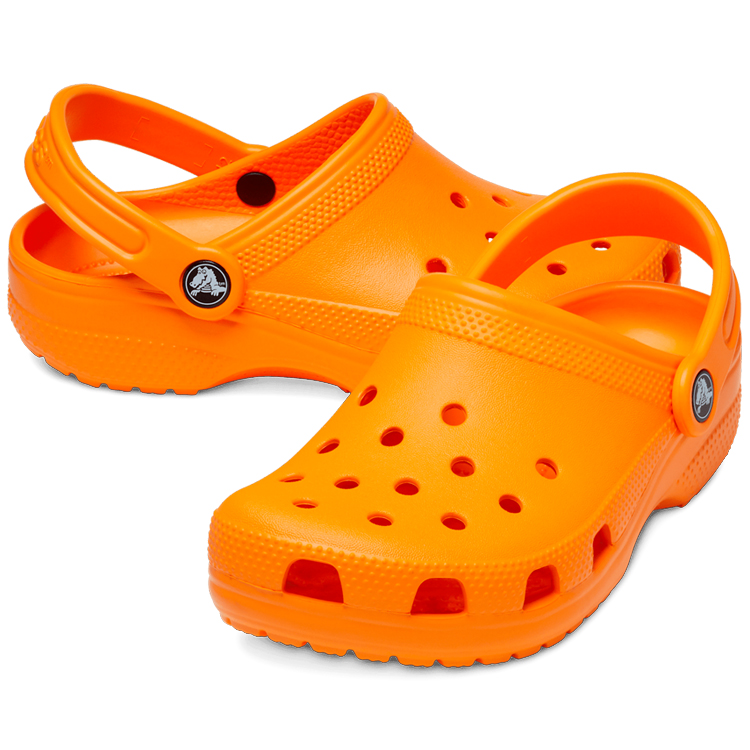 Slapi Crocs Classic Clog K / cm / Portocaliu photo 5
