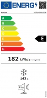 Lada frigorifica Vortex VCF14SWH03M, 142 l, 85 cm, E, Alb thumbnav 3