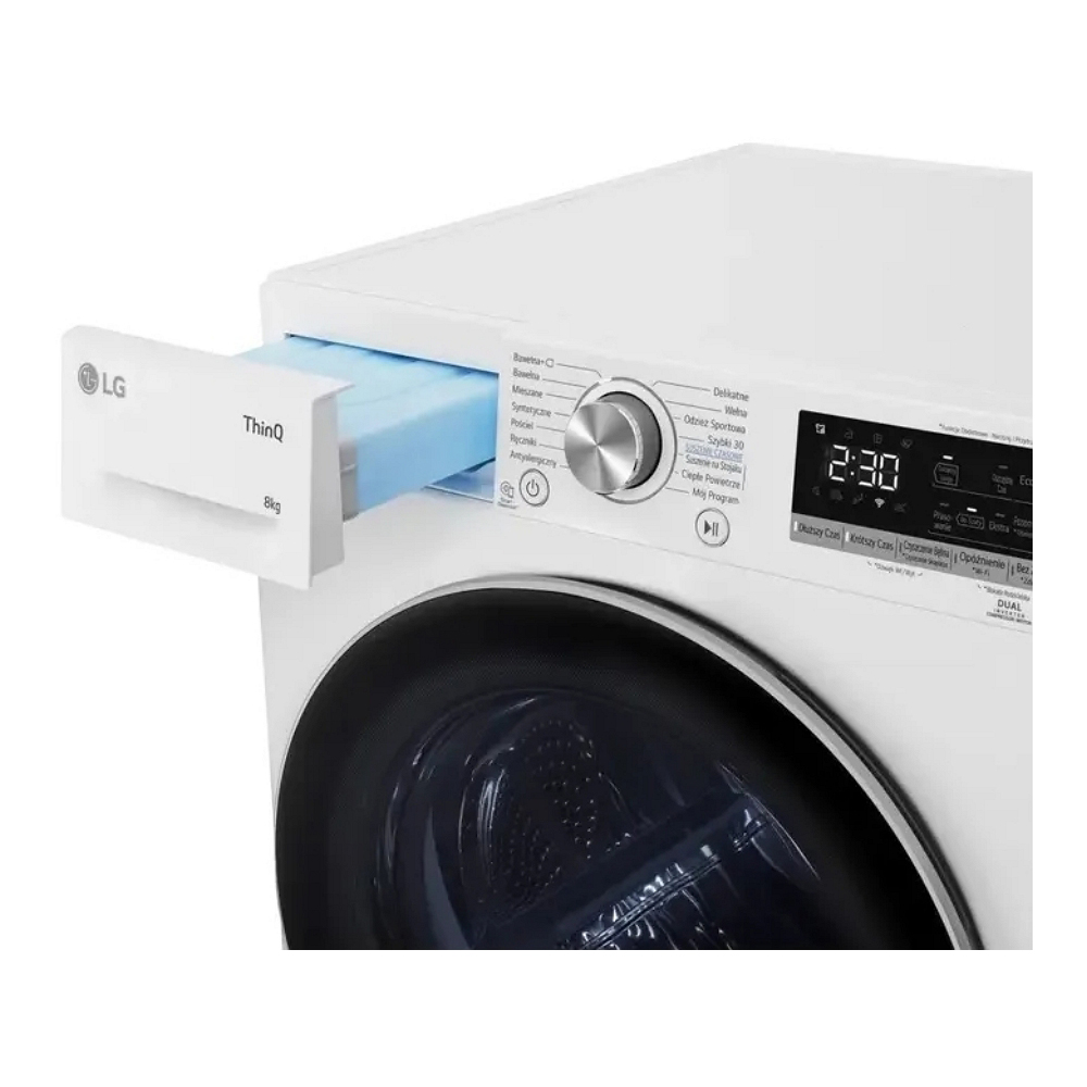 Сушильная машина LG RH80V9AV3N / 8 кг / A+++ / Белый photo 4