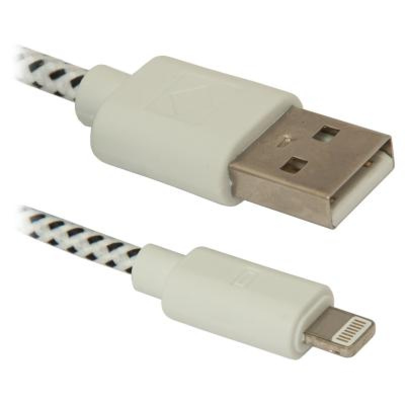 Кабель USB-A - Lightning Defender ACH01-03T  USB-Lightning 1m 1 /1м /Белый photo 1