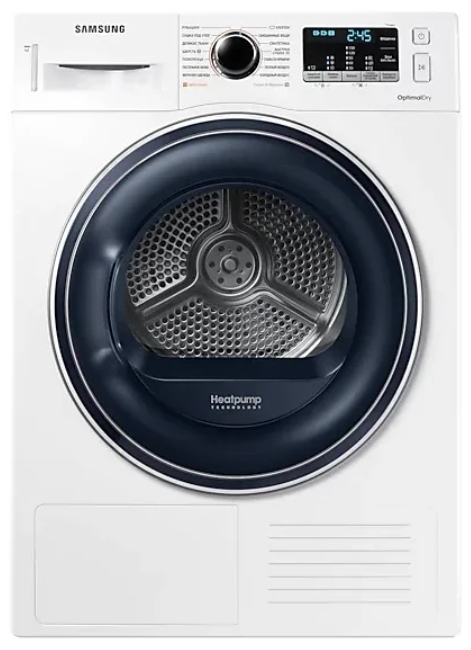 Masina de uscat rufe Samsung DV80M50103W / 8 kg / A++ / Alb photo 1